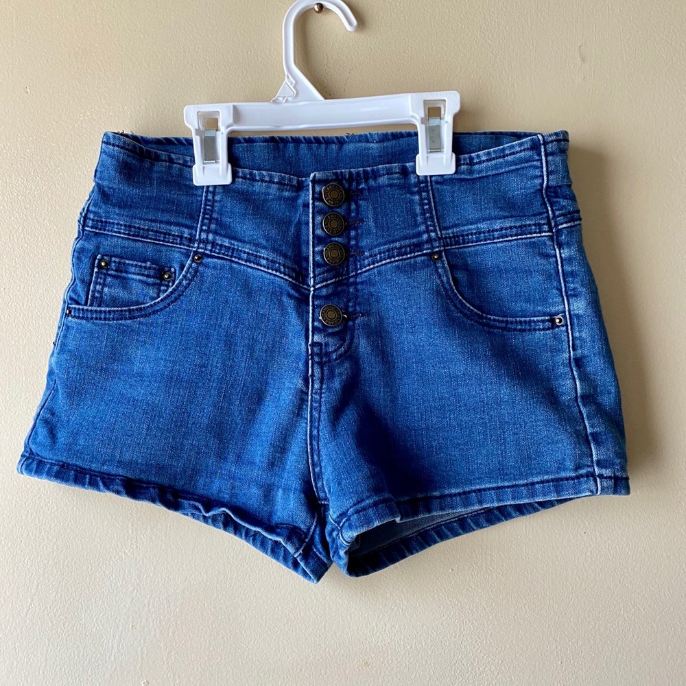 Denim shorts